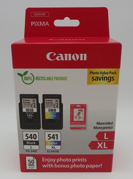 Canon Pixma 540L/541XL BK/CL 11ml/15ml