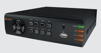 LE802D MPEG4-LAN-Videoserver 4-Kanal 30fps, max. 720x576P., Triplexbetrieb, 2TB 24x7 WD RED HDD, LAN